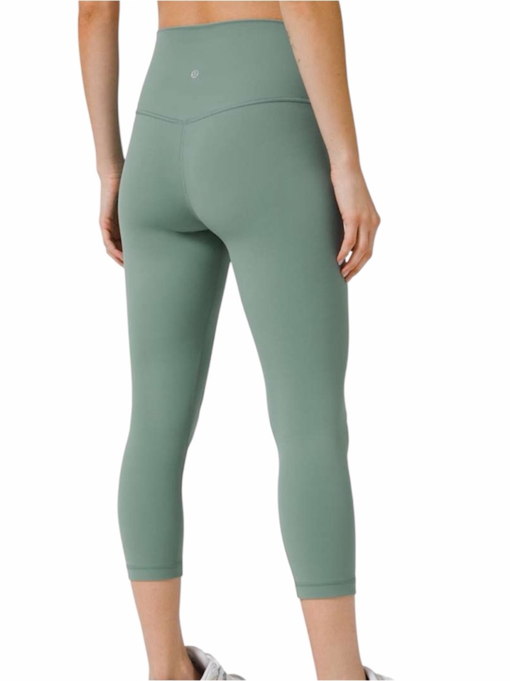 lululemon align cropped leggings 21' teal